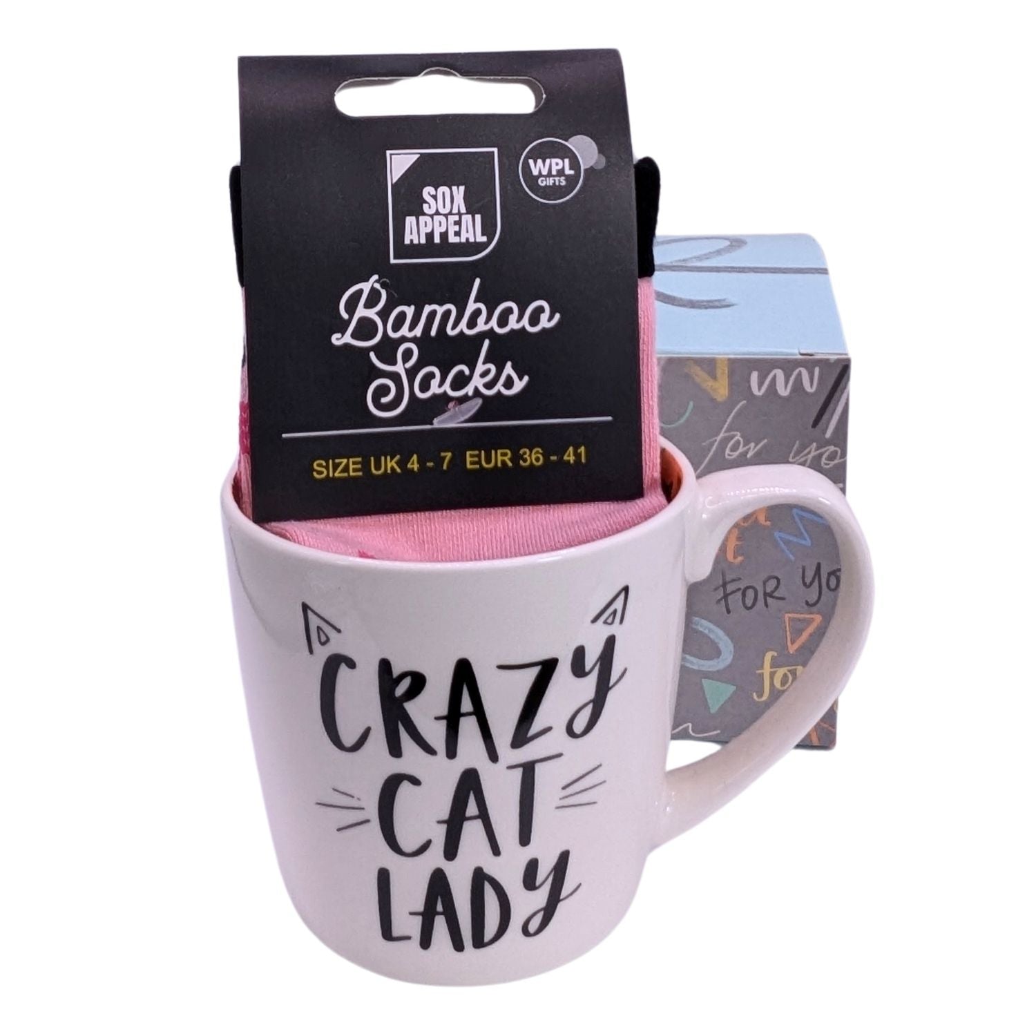 Crazy Cat Lady Mug & Socks Set For Her Crazy Kitty Gift Set – Love Kate's