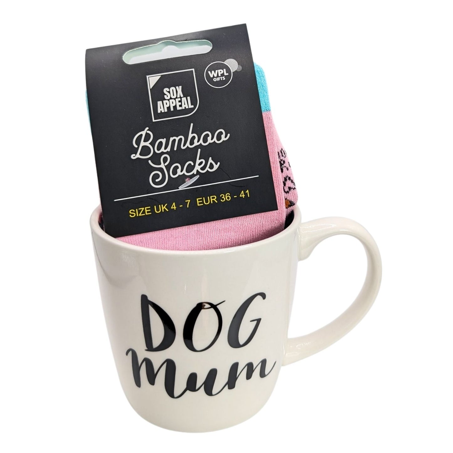 Dog Mum Mug & Socks Set For Her Pawsome Dog Mummy Gift Set