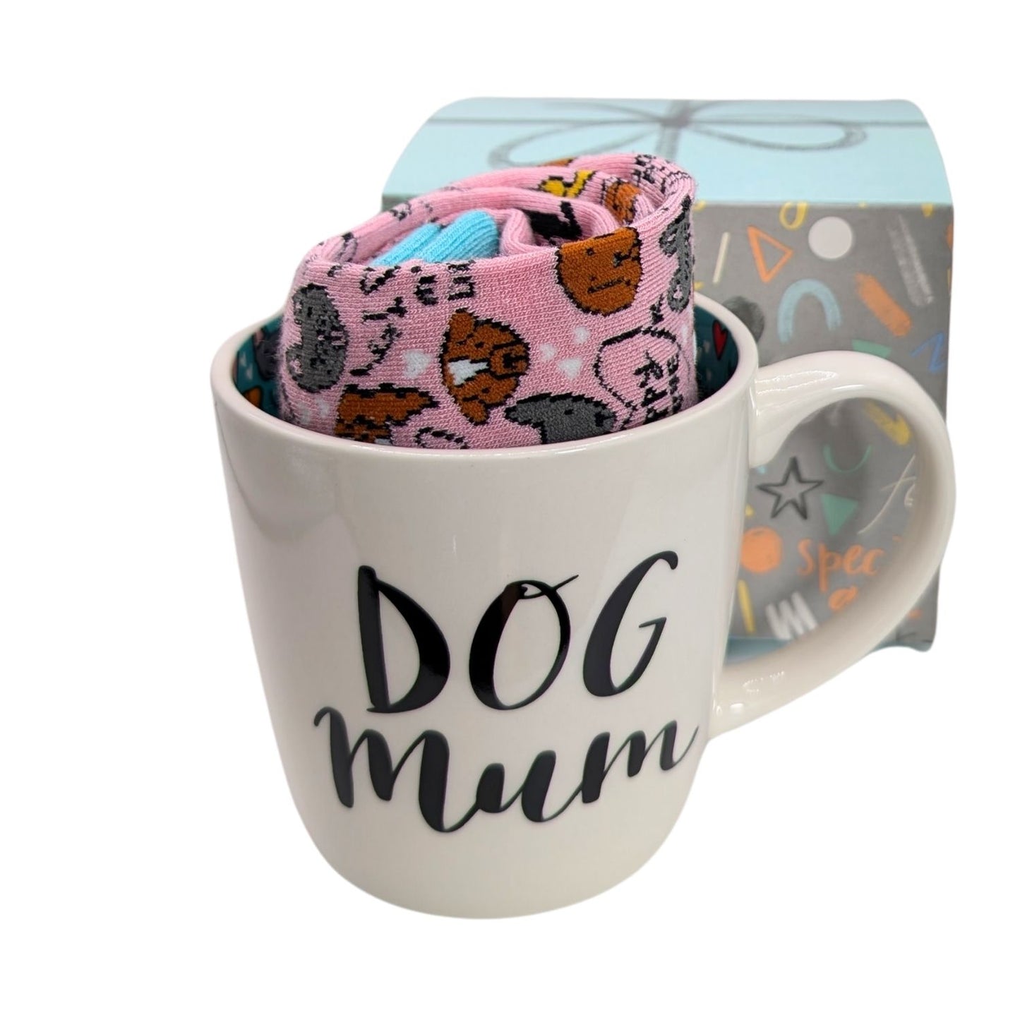 Dog Mum Mug & Socks Set For Her Pawsome Dog Mummy Gift Set