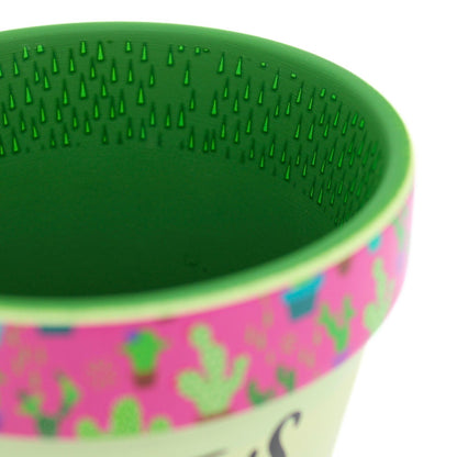 Love Plants Cactus Makes Perfect Green Painted Terracotta Plant Pot Gift Idea