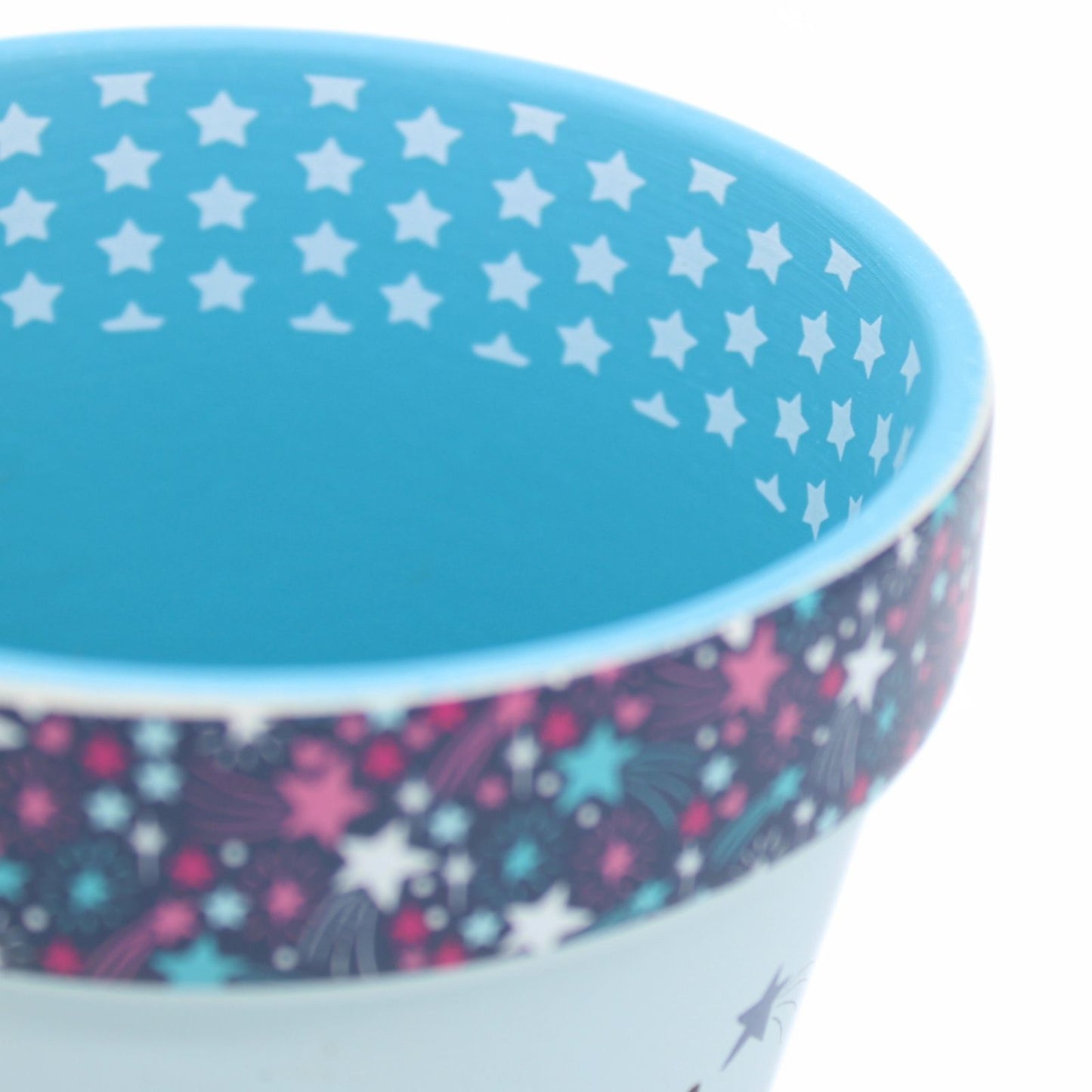 Love Plants I'm Sexy & I Grow It Blue Painted Terracotta Plant Pot Gift Idea