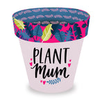 Love Plants Plant Mum Pink Painted Terracotta Plant Pot Gift Idea
