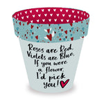 Love Plants If You Were A Flower I'd Pick You Painted Terracotta Plant Pot Gift