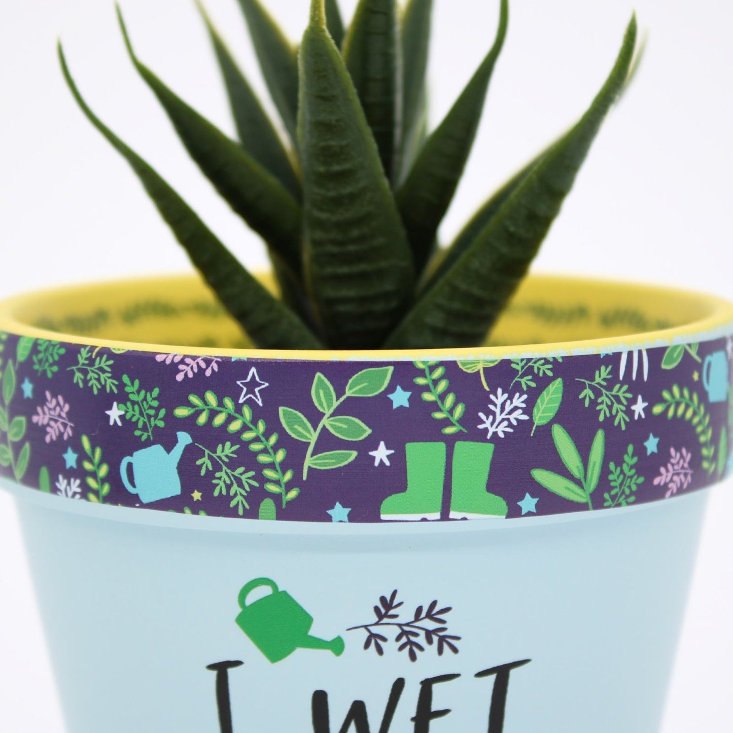 Love Plants I Wet My Plants Painted Terracotta Plant Pot Funny Gift Idea