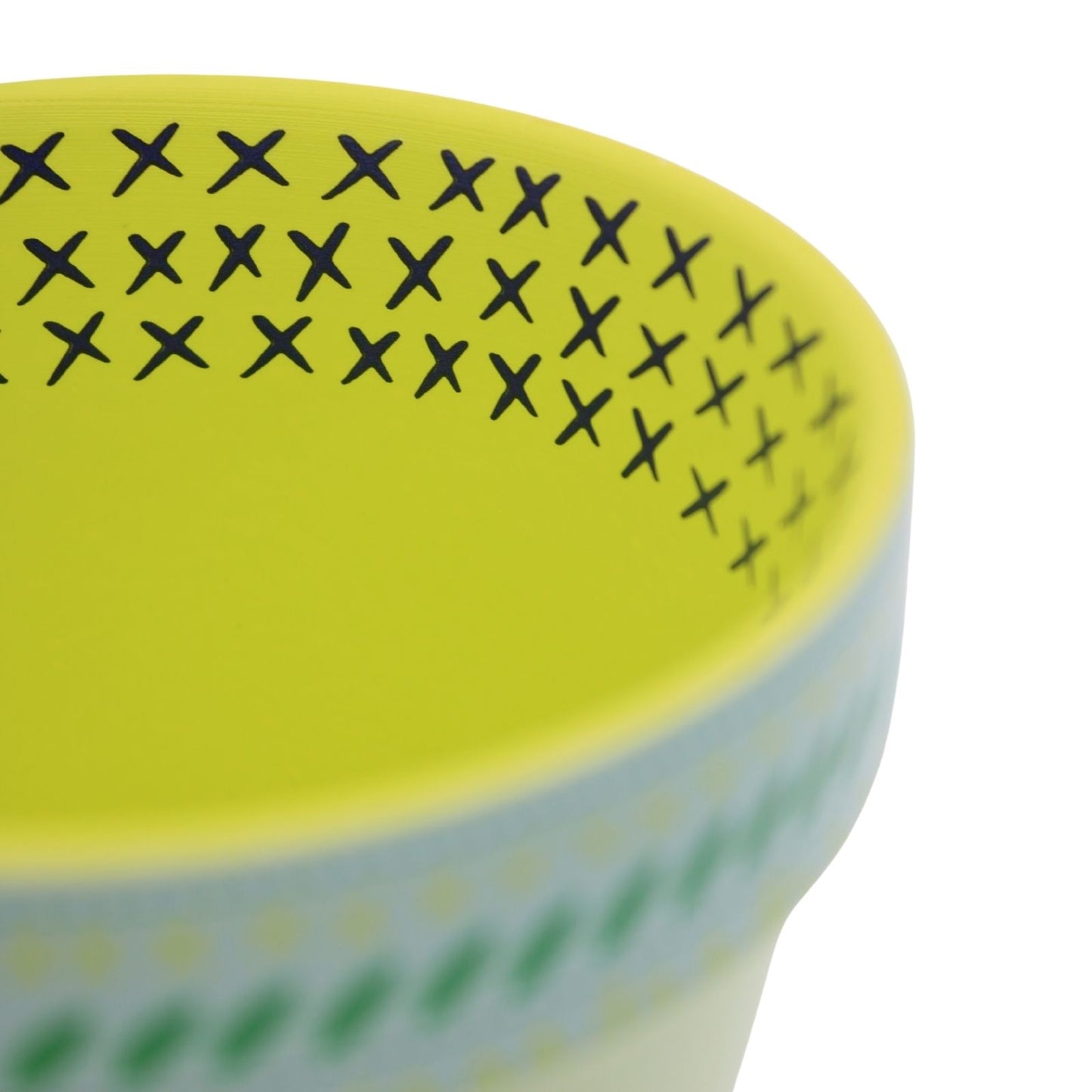 Love Plants Grow Dammit! Green Painted Terracotta Plant Pot Gift Idea