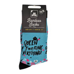 Queen Of F*@King Everything! Socks For Her UK 4-7 Bamboo Socks Novelty Gift Idea