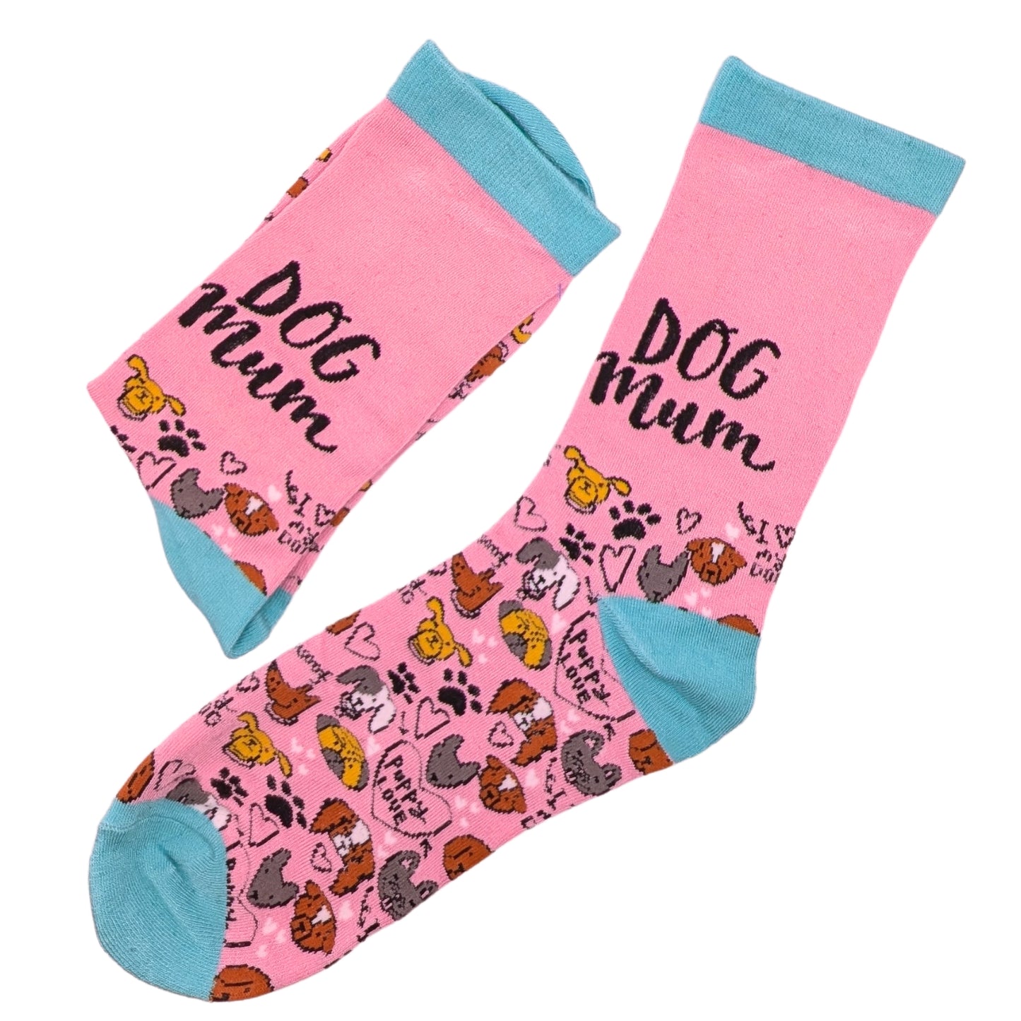 Dog Mum Socks For Her UK 4-7 Pawsome Bamboo Socks Novelty Gift Idea