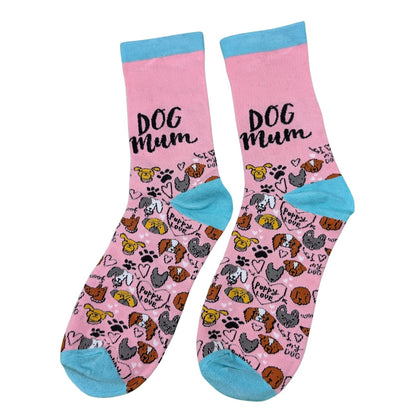Dog Mum Socks For Her UK 4-7 Pawsome Bamboo Socks Novelty Gift Idea