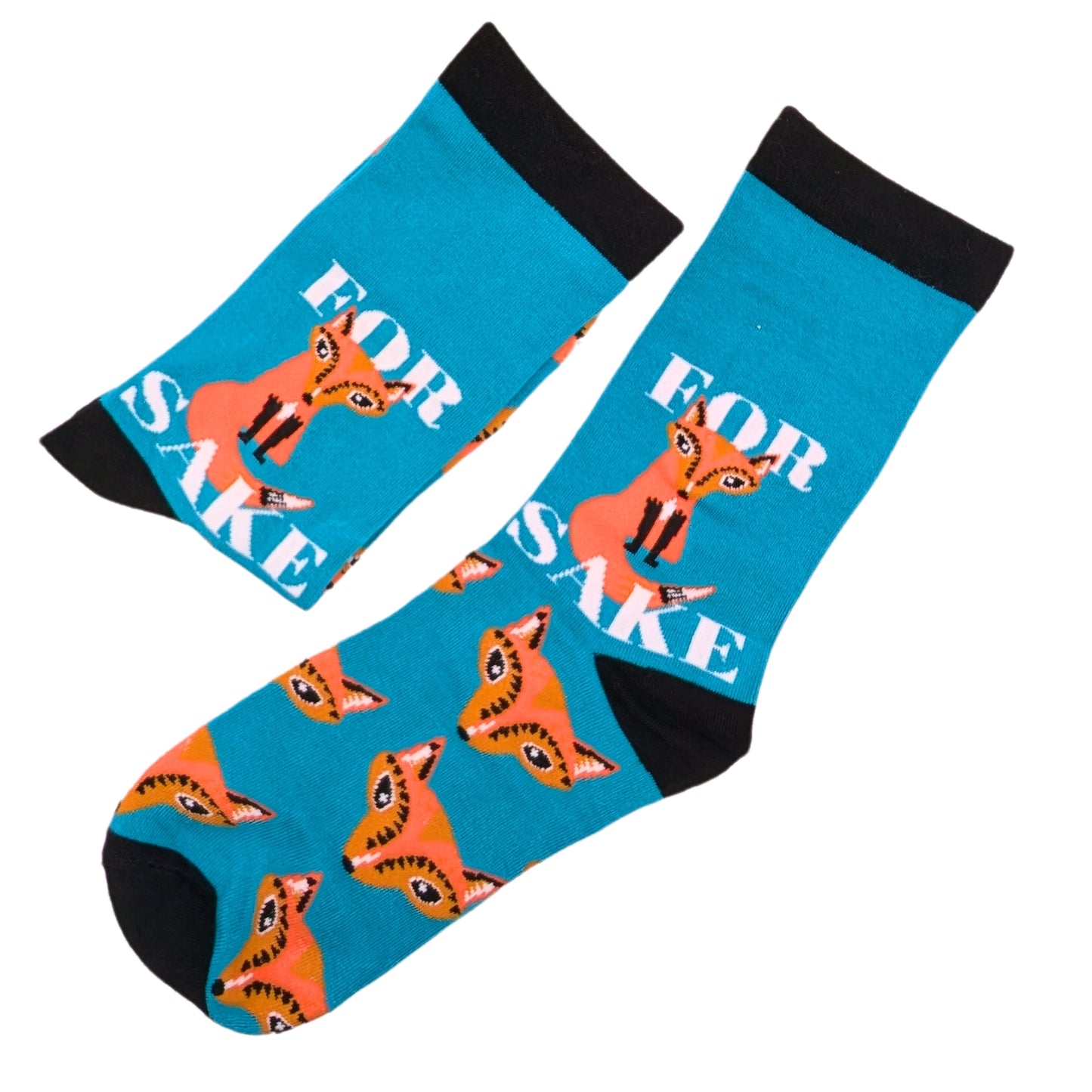 For Fox Sake Socks For Him UK 8-11  Bamboo Socks Novelty Gift Idea