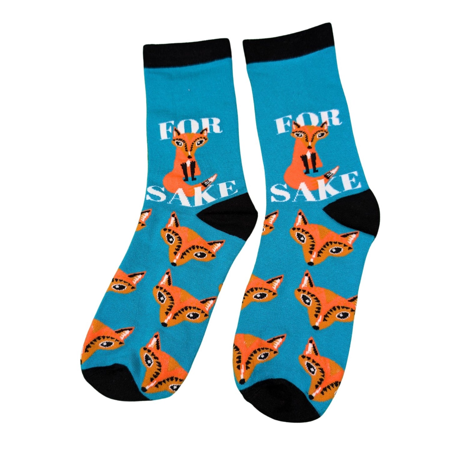 For Fox Sake Socks For Him UK 8-11  Bamboo Socks Novelty Gift Idea