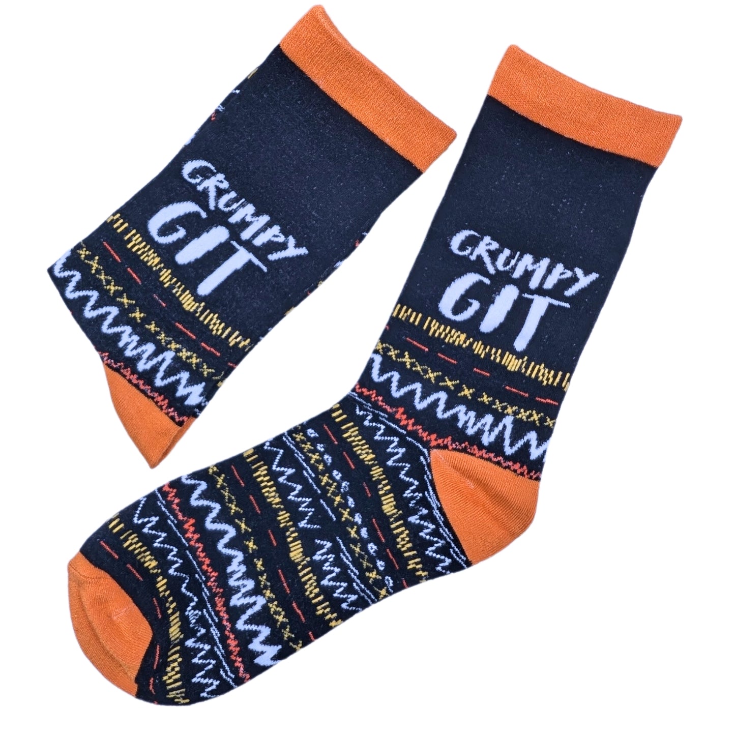 Grumpy Git Socks For Him UK 8-11 Grumpy Old Man Bamboo Socks Novelty Gift Idea