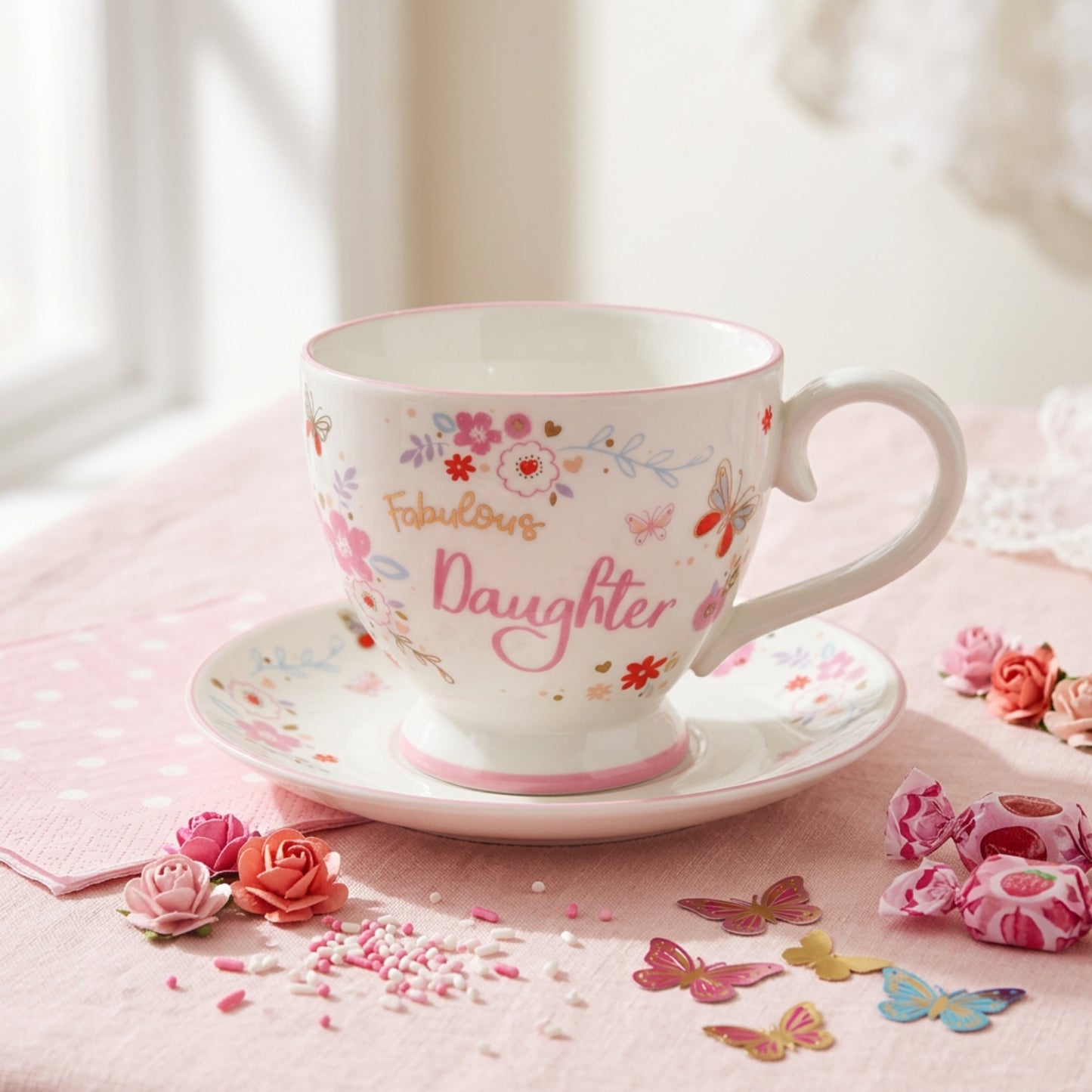 Fabulous Daughter Jumbo Teacup Gift