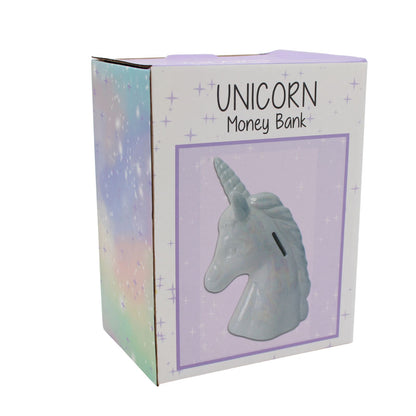 Unicorn Ceramic Money Bank Traditional Money Box With Stopper