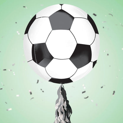 Floating Football Balloon In A Box With Tail Surprise Gift - Personalise It!