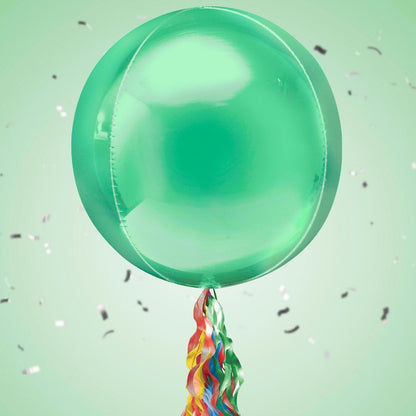 Floating Fresh Green Balloon In A Box With Tail Surprise Gift - Personalise It!