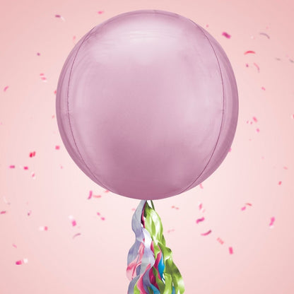 Floating Pastel Pink Balloon In A Box With Tail Surprise Gift - Personalise It!