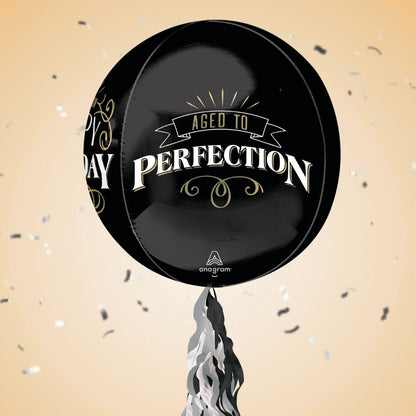 Floating Better With Age Birthday Balloon In A Box With Tail Surprise Gift - Personalise It!