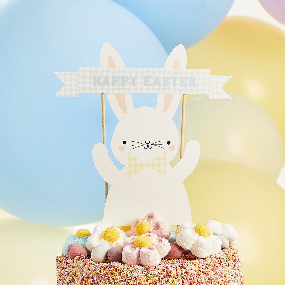 Hootyballoo Easter Bunny Cake Topper Easter Cake Decoration Topper Partyware
