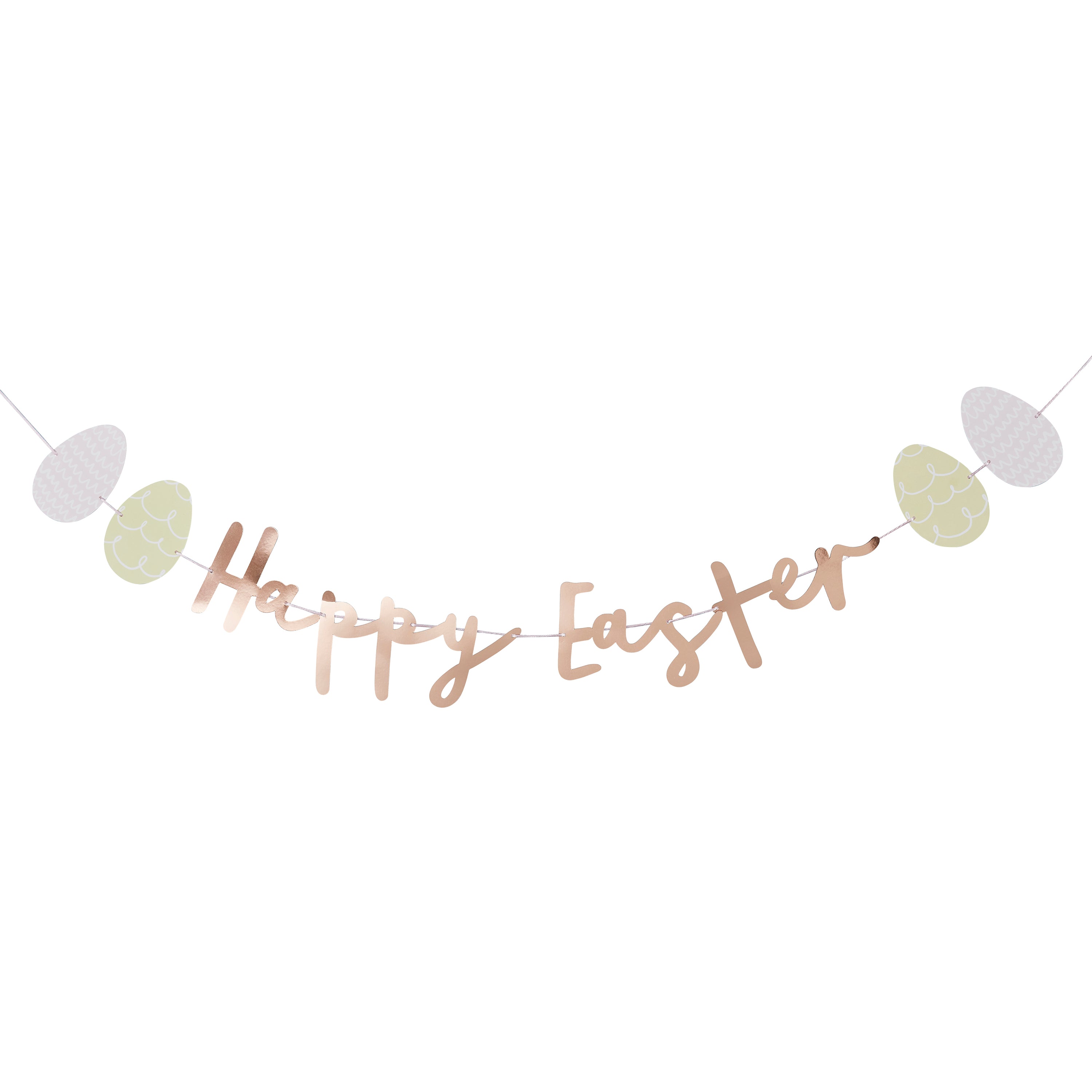 Hootyballoo 'Happy Easter' Egg Banner 2M Easter Banner Partyware Decor ...
