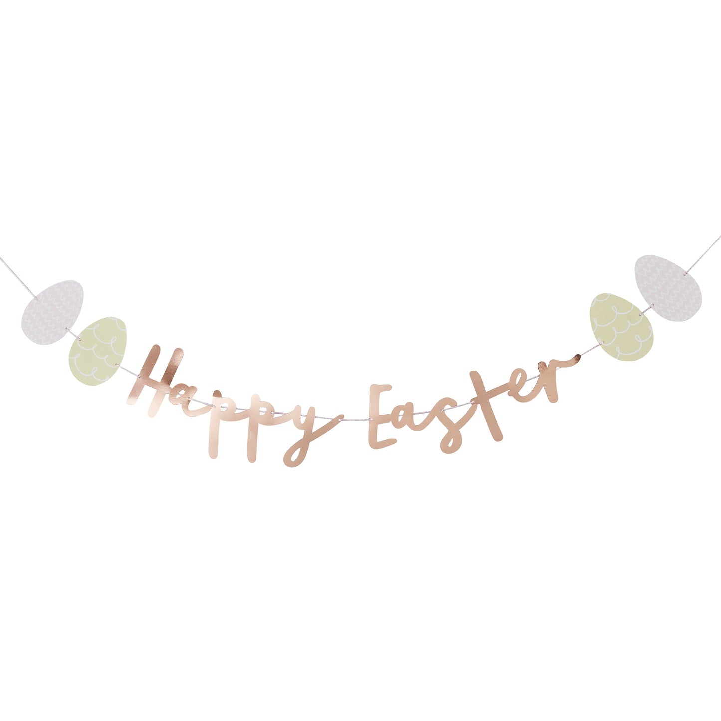 Hootyballoo 'Happy Easter' Egg Banner 2M Easter Banner Partyware Decoration