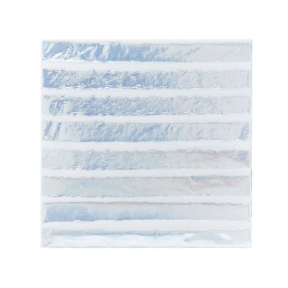 Hootyballoo 16 Pack Iridescent Striped Paper Napkins Birthday Party Tableware