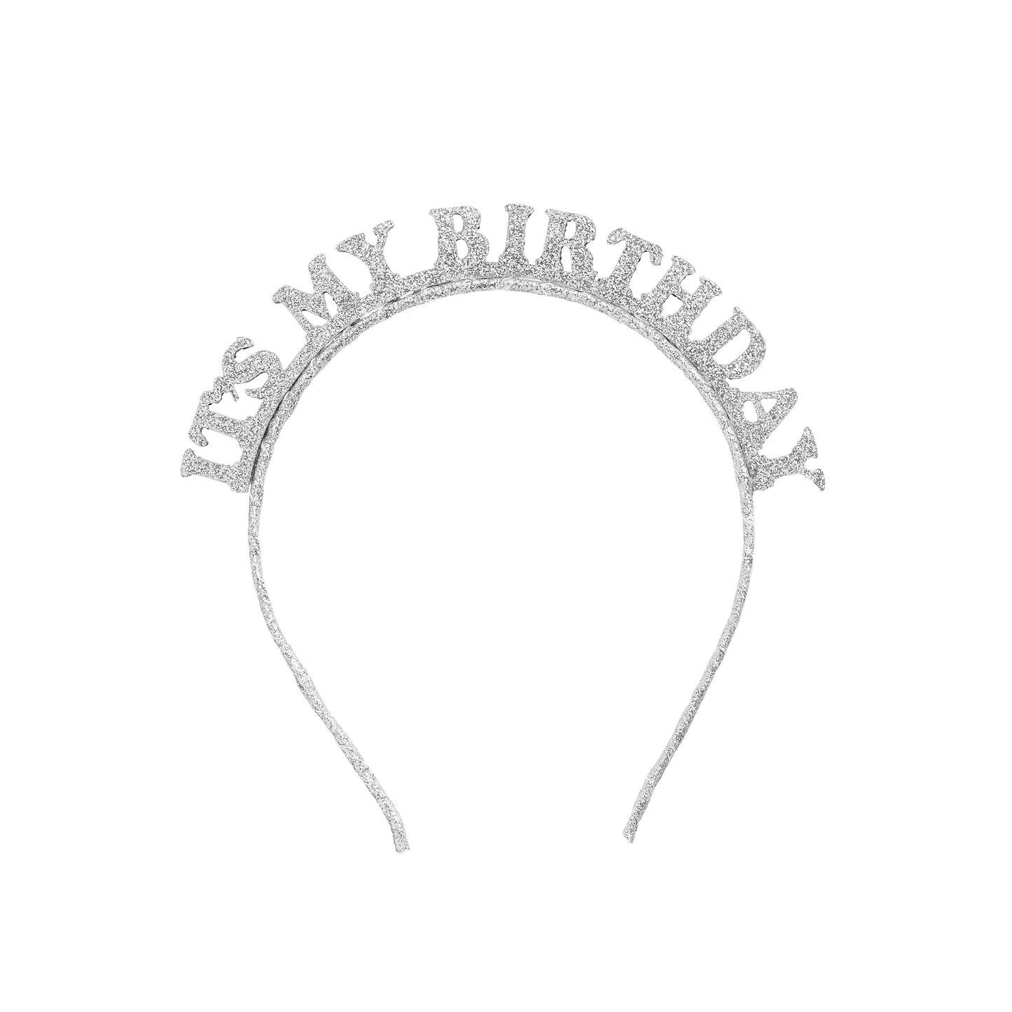 Hootyballoo Silver 'It's My Birthday' Party Headband Party Hat Partyware