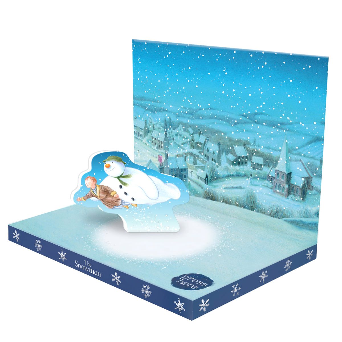 The Snowman Music Box Card Novelty Dancing Musical Christmas Card