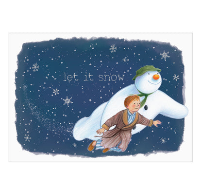 The Snowman Music Box Card Novelty Dancing Musical Christmas Card