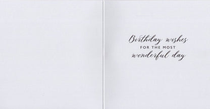 F Is For Fabulous Friend Flamingo Gold Foiled Birthday Greeting Card