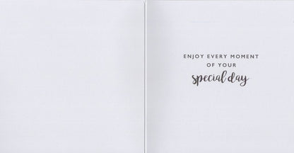 P For The Most Perfect Birthday Gold Foiled Birthday Greeting Card