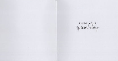 You're Every Kind Of Wonderful Gold Foiled Birthday Greeting Card