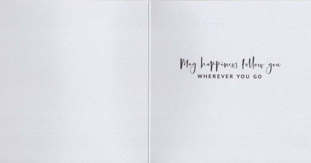 Sorry You're Leaving New Beginning Gold Foiled Leaving Greeting Card