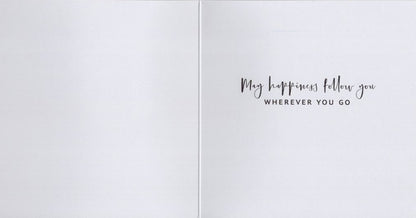Sorry You're Leaving New Beginning Gold Foiled Leaving Greeting Card