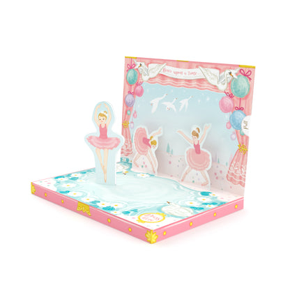 Ballerina Dream Music Box Card Novelty Dancing Musical Greeting Card