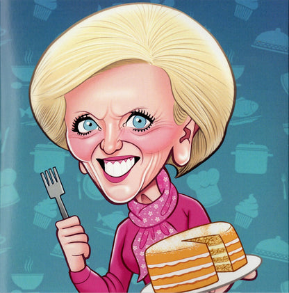 Mary Berry Birthday Greeting Sound Card Blank Inside