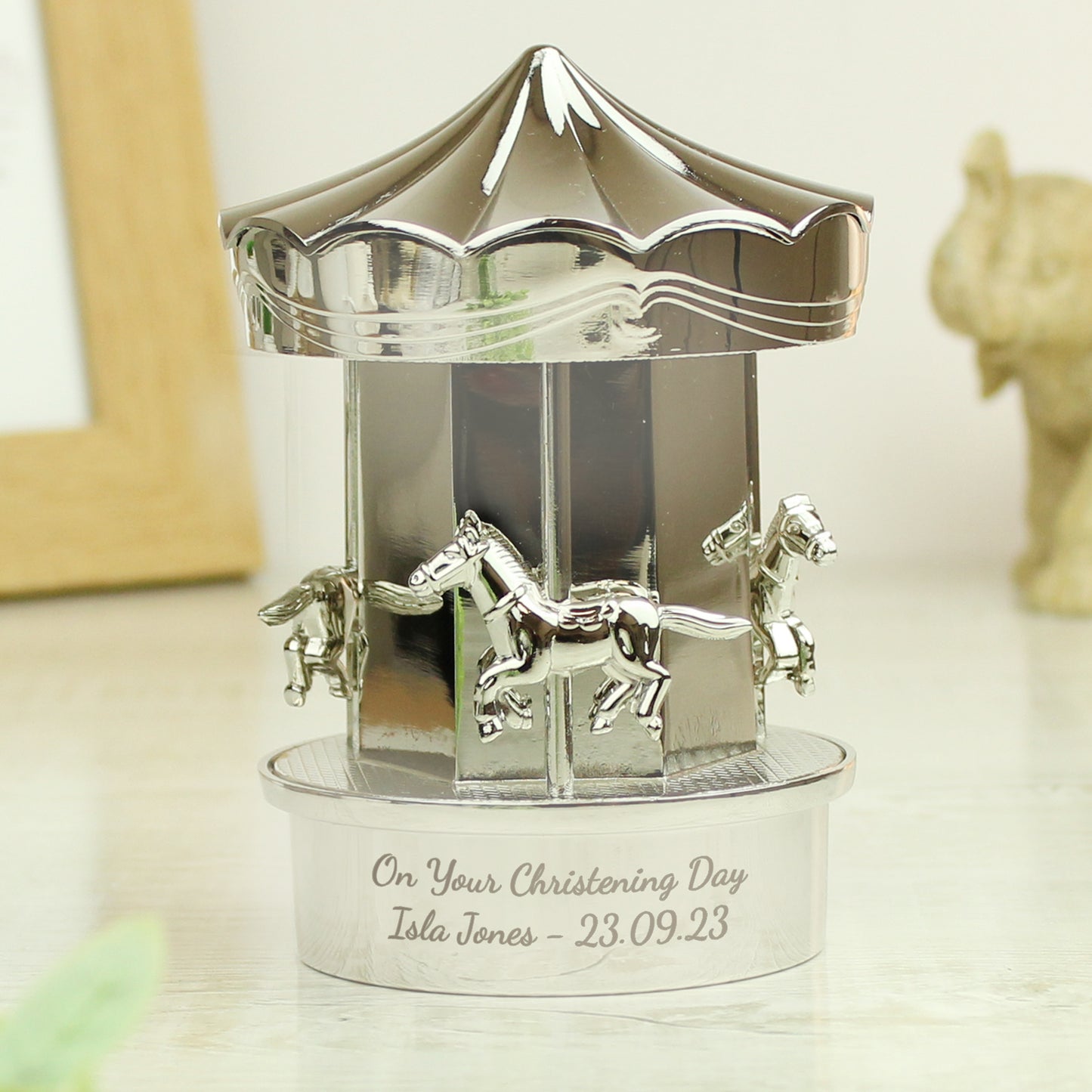 Personalised Carousel Money Box - Personalise It!