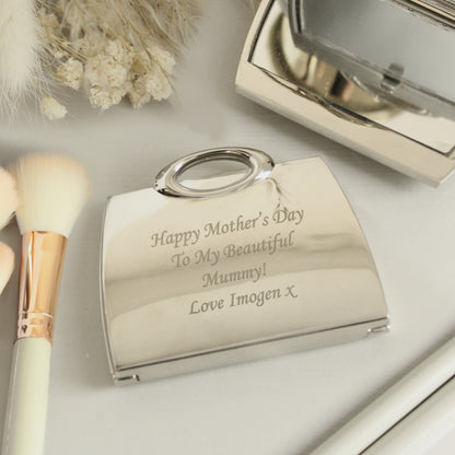 Personalised Handbag Compact Mirror - Personalise It!