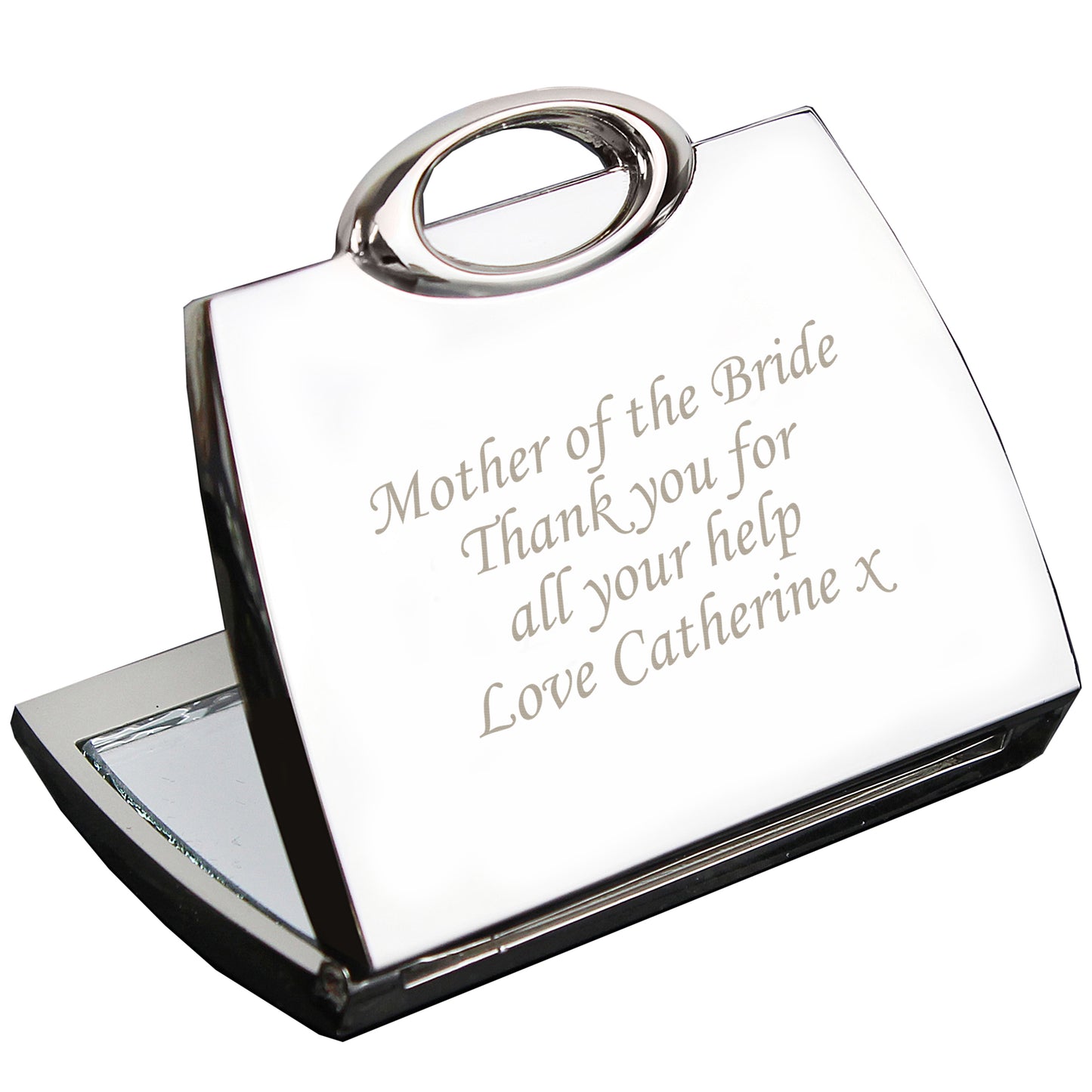 Personalised Handbag Compact Mirror - Personalise It!