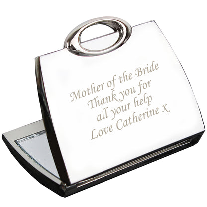 Personalised Handbag Compact Mirror - Personalise It!