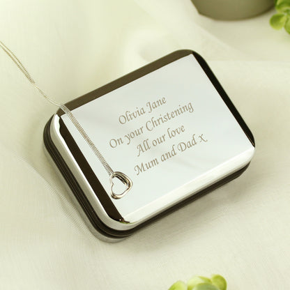 Personalised Box With Heart Necklace - Personalise It!