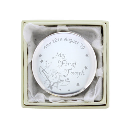 Personalised Fairy My First Tooth Trinket Box - Personalise It!