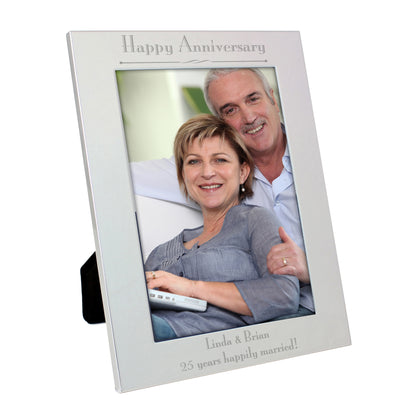 Personalised Silver 5x7 Decorative Photo Frame - Personalise It!