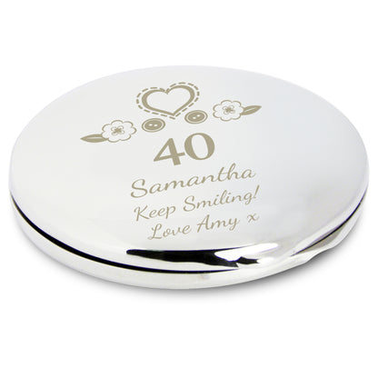 Personalised Birthday Craft Compact Mirror - Personalise It!