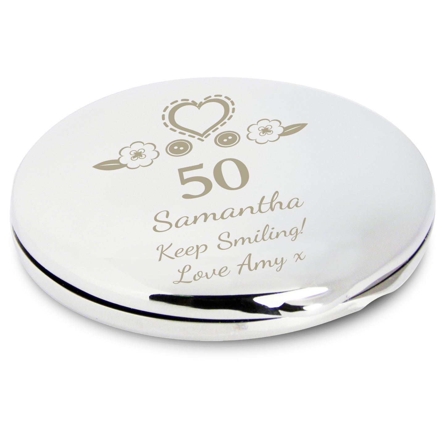 Personalised Birthday Craft Compact Mirror - Personalise It!