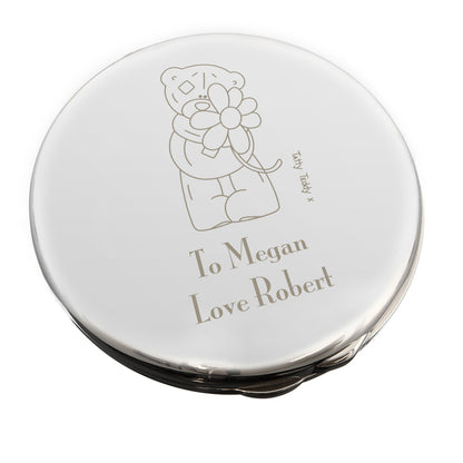 Personalised Me to You Flower Compact Mirror - Personalise It!