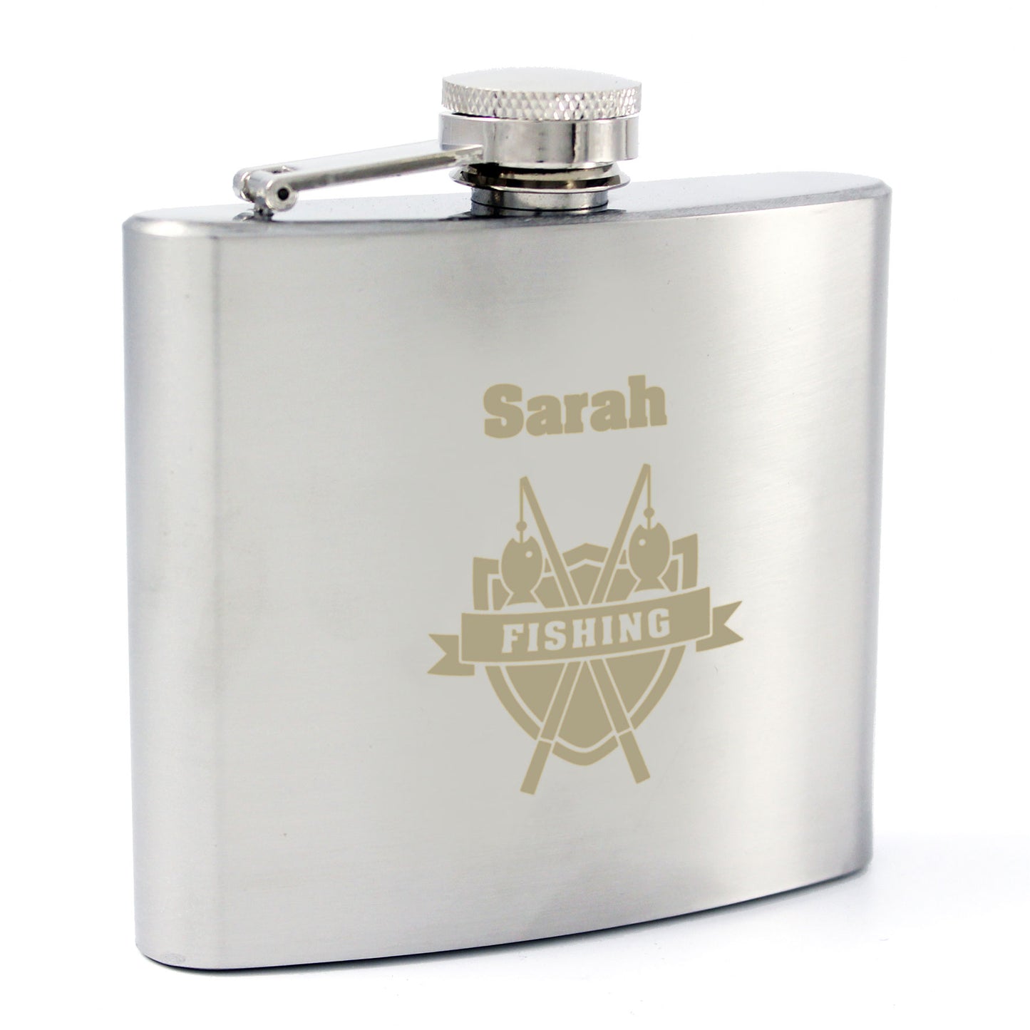 Personalised Fishing Hip Flask - Personalise It!