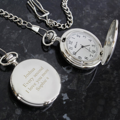 Personalised Formal Pocket Fob Watch - Personalise It!