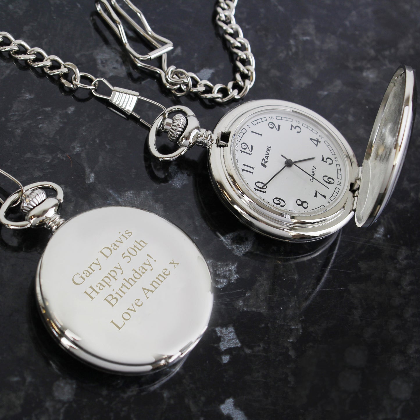Personalised Formal Pocket Fob Watch - Personalise It!
