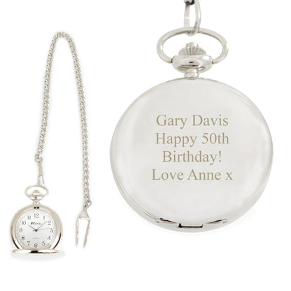 Personalised Formal Pocket Fob Watch - Personalise It!