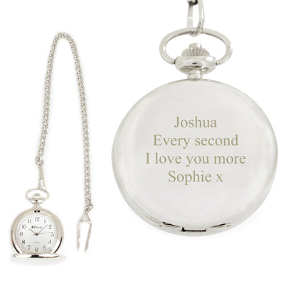 Personalised Formal Pocket Fob Watch - Personalise It!